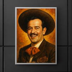 Awesome portrait of Pedro Infante smiling poster 5
