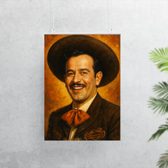 Awesome portrait of Pedro Infante smiling poster 7