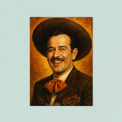 Awesome portrait of Pedro Infante smiling poster 8
