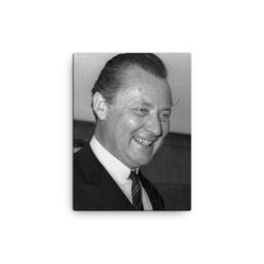 Axel Springer canvas print on a plain backdrop in size 12"x16".