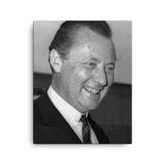 Axel Springer canvas print on a plain backdrop in size 16"x20".