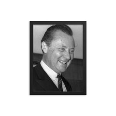 Axel Springer framed print on a plain backdrop in size 12"x16".