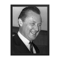 Axel Springer framed print on a plain backdrop in size 18"x24".