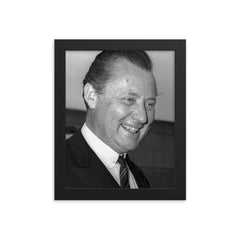 Axel Springer framed print on a plain backdrop in size 8"x10".