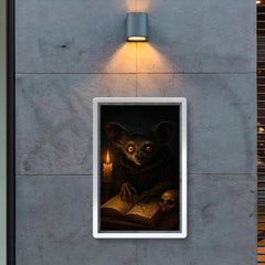 Aye aye lemur as nocturnal occult scholar poster 2