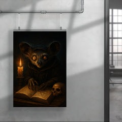 Aye aye lemur as nocturnal occult scholar poster 4