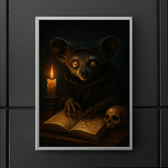 Aye aye lemur as nocturnal occult scholar poster 5