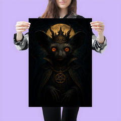 Aye aye lemur presented as nocturnal occult prince poster 3