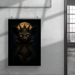 Aye aye lemur presented as nocturnal occult prince poster 4