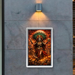 Aztec death goddess Mictecacihuatl festival grandeur poster 2