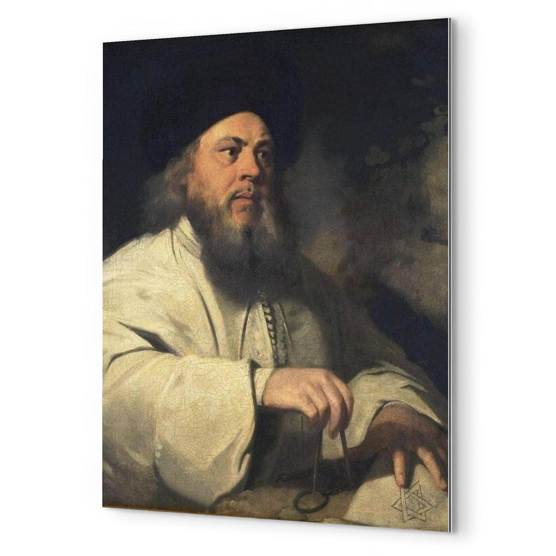 Baal Shem Tov metal print mockup