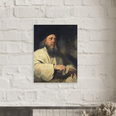 Baal Shem Tov metal print mockup