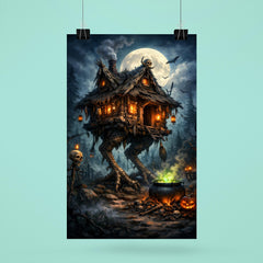Baba Yaga's hut on chicken legs poster 6