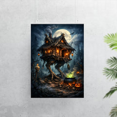 Baba Yaga's hut on chicken legs poster 7