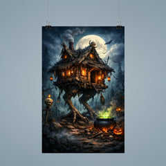 Baba Yaga's hut on chicken legs poster 9