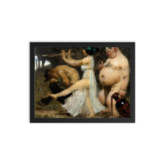 Bacchantenzug by Alexander Rothaug framed print on a plain backdrop in size 12"x16".