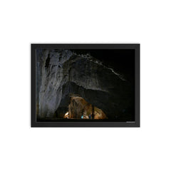 Bacho Kiro framed print on a plain backdrop in size 12"x16".