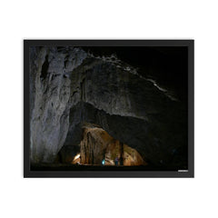 Bacho Kiro framed print on a plain backdrop in size 16"x20".