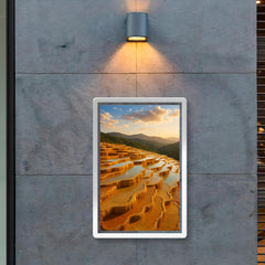 Badab e Surt Travertine Terraces Iran poster 2