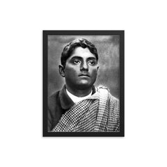 Bagha Jatin framed print on a plain backdrop in size 12"x16".