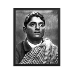 Bagha Jatin framed print on a plain backdrop in size 16"x20".