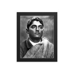 Bagha Jatin framed print on a plain backdrop in size 8"x10".