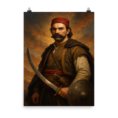 Bajo Pivljanin poster on a plain backdrop in size 8"x10".