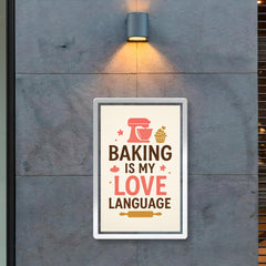 Baking is my love language poster 2