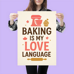 Baking is my love language poster 3