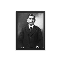 Baldomero Lillo framed print on a plain backdrop in size 12"x16".