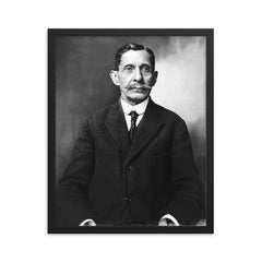 Baldomero Lillo framed print on a plain backdrop in size 16"x20".