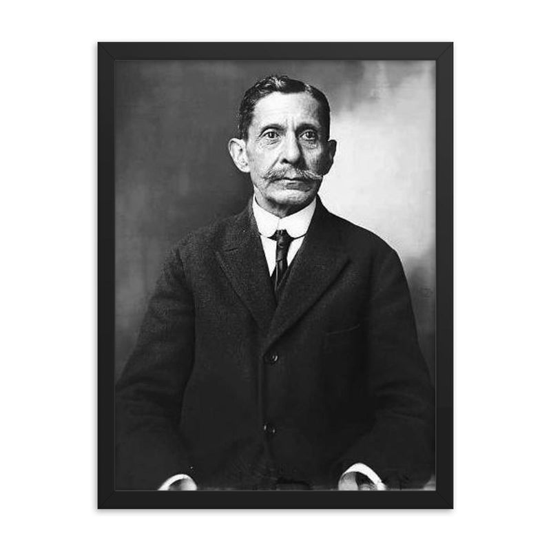 Baldomero Lillo framed print on a plain backdrop in size 18