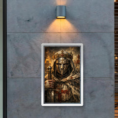 Baldwin IV masked leper king portrait poster 2