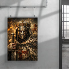 Baldwin IV masked leper king portrait poster 4