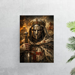 Baldwin IV masked leper king portrait poster 7