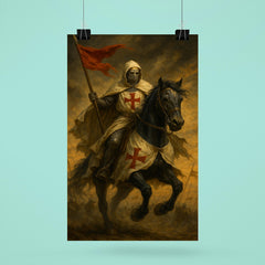 Baldwin IV the Leper King on horseback poster 6