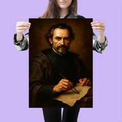 Baltasar Gracián baroque strategist portrait poster 3