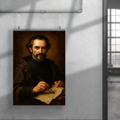Baltasar Gracián baroque strategist portrait poster 4