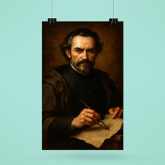 Baltasar Gracián baroque strategist portrait poster 6