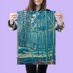 Bamboo Grove of Saga by Asano Takeji poster 3