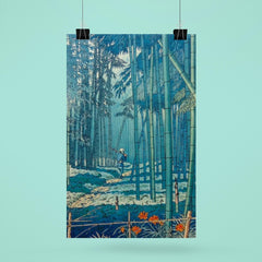 Bamboo Grove of Saga by Asano Takeji poster 6