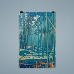 Bamboo Grove of Saga by Asano Takeji poster 9