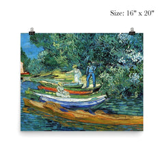 Bank of the Oise at Auvers by Vincent van Gogh, 1890 poster 2