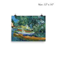 Bank of the Oise at Auvers by Vincent van Gogh, 1890 poster 3