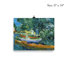 Bank of the Oise at Auvers by Vincent van Gogh, 1890 poster 4