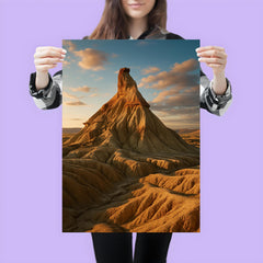 Bardenas Reales Badlands Spain poster 3