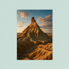 Bardenas Reales Badlands Spain poster 8