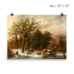 Barend Cornelis Koekkoek Painting poster 5