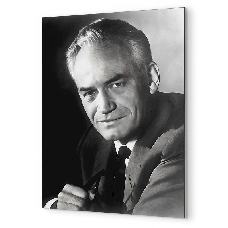 Barry Goldwater metal print mockup