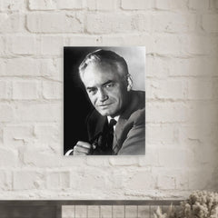 Barry Goldwater metal print mockup